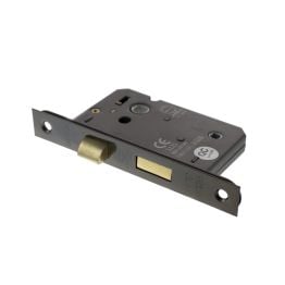 Atlantic Bathroom Lock [CE] 2.5" - Black Nickel