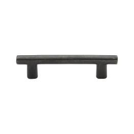 Rustic Dark Bronze Cabinet Pull Round T-Bar Design 96mm CTC