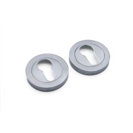 Euro Profile Escutcheon Satin Chrome
