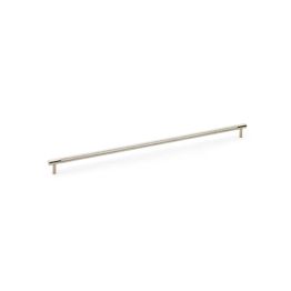 Alexander & Wilks - Brunel Knurled T-Bar Cupboard Handle - Satin Nickel PVD - Centres 448mm
