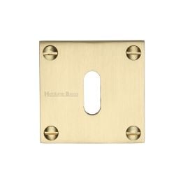 Heritage Brass Keyhole Escutcheon Satin Brass finish