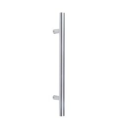 Stainless Steel 32mm Guardsman Pull Handles B/T Fixing 1800x32x1600mm Satin Stainless Steel - By Frelan Hardware - JSS520D
