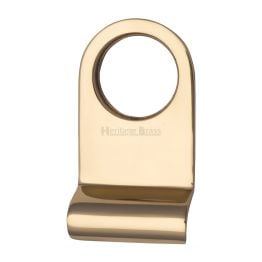 Heritage Brass Round Cylinder Pull Polished Brass finish