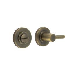 Burlington Easy Turn & Release Knurled Rose Antique Brass - By Frelan Hardware - BUR-82AB-55AB