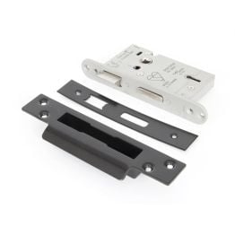 Black 2½" 5 Lever Heavy Duty Sash Lock KA