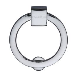 Heritage Brass Round Drop Pull 63mm Polished Chrome finish