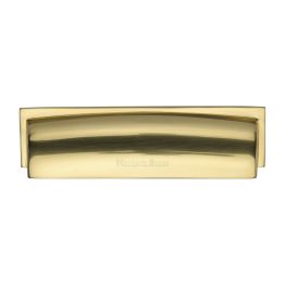 Heritage Brass Drawer Pull Shropshire Design 152mm CTC Polished Brass Finish