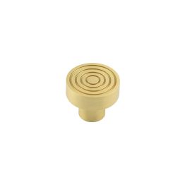 Murray Cupboard Knobs 30mm Satin Brass - By Frelan Hardware - HOX1130SB