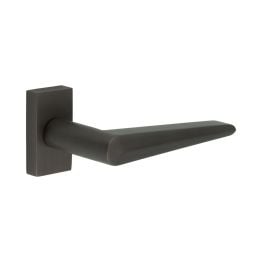 CR-107 Dark Bronze Multi Point Rectangular Rose Door Handle - By Frelan Hardware - CR-107D4DB