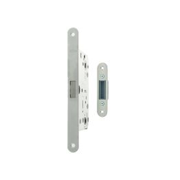 AGB Polaris 2XT Magnetic Bathroom Lock 60mm backset - Satin Chrome