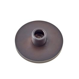 Burlington Plain Bases to Suit Wall Mounted Doorstops Dark Bronze - By Frelan Hardware - BUR971DB