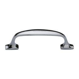 Heritage Brass Cabinet Pull Durham Design 76mm CTC Polished Chrome Finish