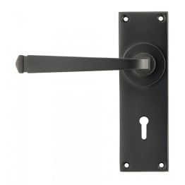 Aged Bronze Avon Lever Lock Set