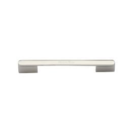 Heritage Brass Cabinet Pull Bridge Design 96mm CTC Polished Nickel Finish