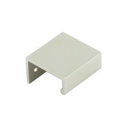 Burlington 50mm Polished Nickel Angled Edge Pull - By Frelan Hardware - BUR910PN