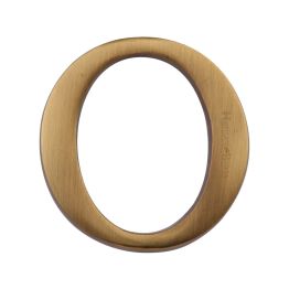 Heritage Brass Alphabet O Pin Fix 51mm (2") Antique Brass Finish