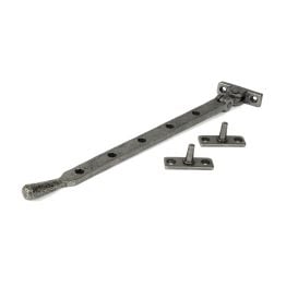 Pewter 12" Hammered Newbury Stay