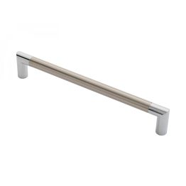 Serozzetta Trend Suited Pull Handle - Satin Nickel/Polished Chrome