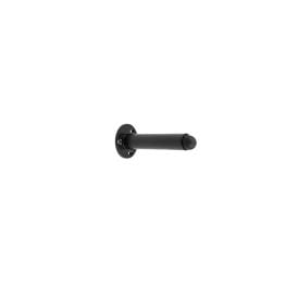 Nero Wall Mounted Door Stop on Rose 85mm Black - By Frelan Hardware - JMB9551B