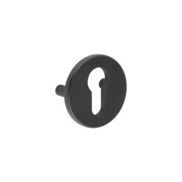 CRES Black Euro Escutcheon Lug Fixed - By Frelan Hardware - CRES1652MB