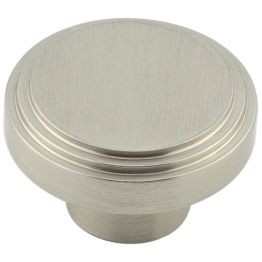 Cropley Cupboard Knobs 40mm Satin Nickel - By Frelan Hardware - HOX1040SN