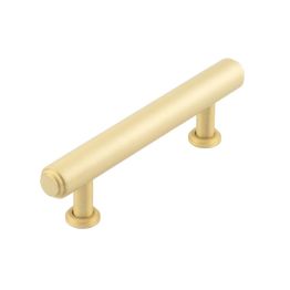 Burlington Belgrave Stepped Cabinet Handles 96mm Satin Brass - By Frelan Hardware - BUR510SB