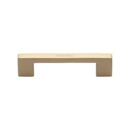 Heritage Brass Cabinet Pull Metro Design 96mm CTC Satin Brass Finish