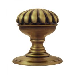 Delamain Flower Knob - Florentine Bronze