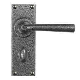 Pastow Lever Handle on Backplate  - Forged Steel