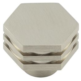 Nile Cupboard Knobs 30mm Satin Nickel - By Frelan Hardware - HOX330SN