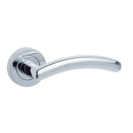 Mailand Door Handles Polished Chrome - By Frelan Hardware - JV710PC