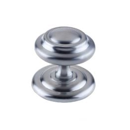 Jedo Sloane Centre Door Knobs 102mm Satin Chrome - By Frelan Hardware - JV57SC