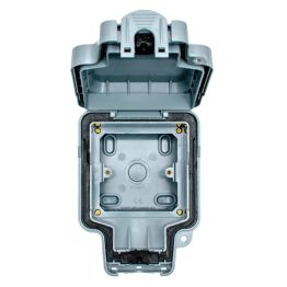 Eurolite Euroseal 1 Gang Enclosure Grey