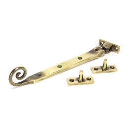 Aged Brass 8" Monkeytail Stay