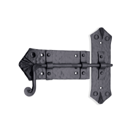 Victorian Cabinet Lock Matt Black