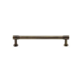 Heritage Brass Cabinet Pull Phoenix Design with 16mm Rose 128mm CTC Antique Brass finish