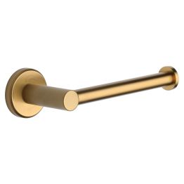 Oxford Wall Mounted Toilet Roll Holder. Satin Brass finish