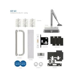 KITA1-FDP-A1 - Architectural Fire Door Pack - Corridor Kit - Locking