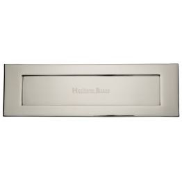 Heritage Brass Letterplate 16" x 5" Polished Nickel Finish