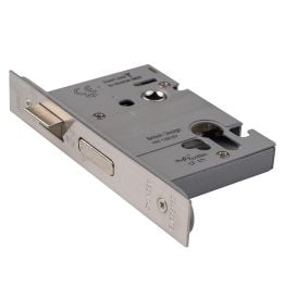 Euro Profile High Security Cylinder Sashlock - Satin Stainless Steel