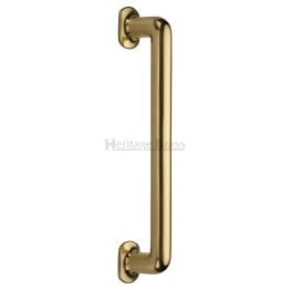 Heritage Brass Door Pull Handle Traditional Design 482mm Polished Brass Finish