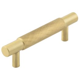 Hoxton Taplow Cabinet Handles 96mm Ctrs Satin Brass - By Frelan Hardware - HOX2050SB