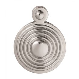 Queen Anne Covered Escutcheon - Polished Chrome