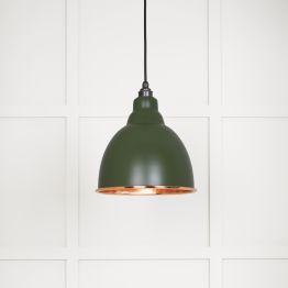 Hammered Copper Brindley Pendant in Heath