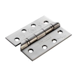 Enduro Grade 13 Ball Bearing Hospital Tip Hinge Square - Satin Stainless Steel (Pair)