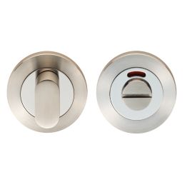 Steelworx Swl Thumbturn - Bright/Satin Stainless Steel
