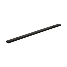 Millhouse Brass Long Narrow Cabinet Handle Backplate 160mm - Matt Black