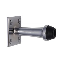 Heritage Brass Wall Mounted Door Stop 3" Polished Chrome finish