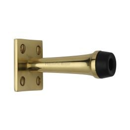 Heritage Brass Wall Mounted Door Stop 3 Polished Brass finish