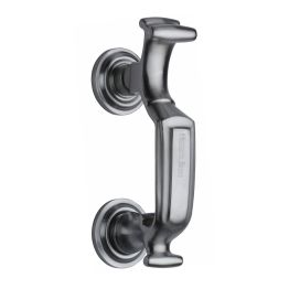 Heritage Brass Doctor Knocker Satin Chrome finish